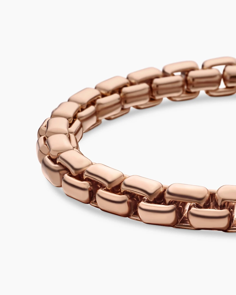 Box Chain Bracelet 18K Rose Gold