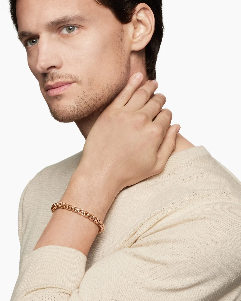 Box Chain Bracelet 18K Rose Gold