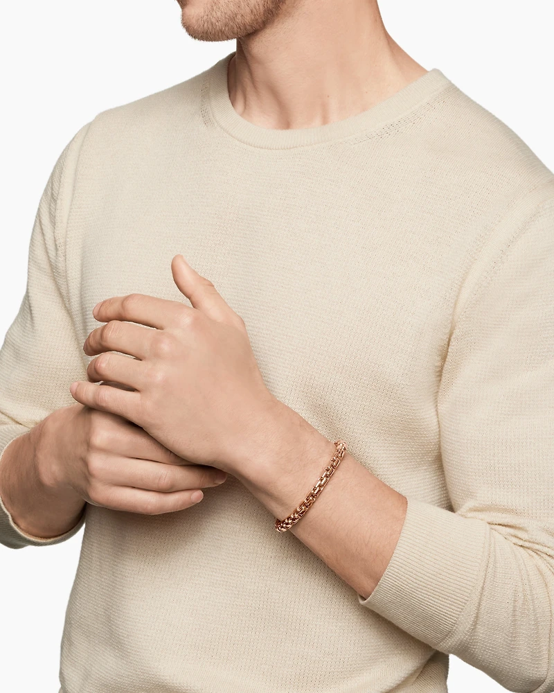 Box Chain Bracelet 18K Rose Gold