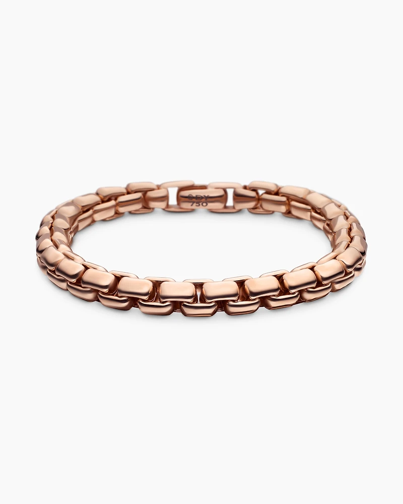 Box Chain Bracelet 18K Rose Gold