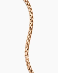 Box Chain Bracelet 18K Rose Gold, 5mm