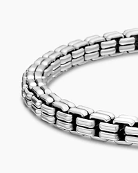 Double Box Chain Bracelet Sterling Silver, 4mm