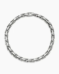 Fluted Chain Bracelet Sterling Silver, 5mm