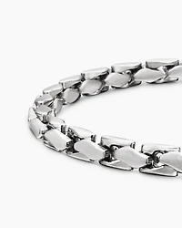 Fluted Chain Bracelet Sterling Silver, 5mm