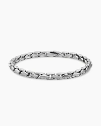Fluted Chain Bracelet Sterling Silver, 5mm