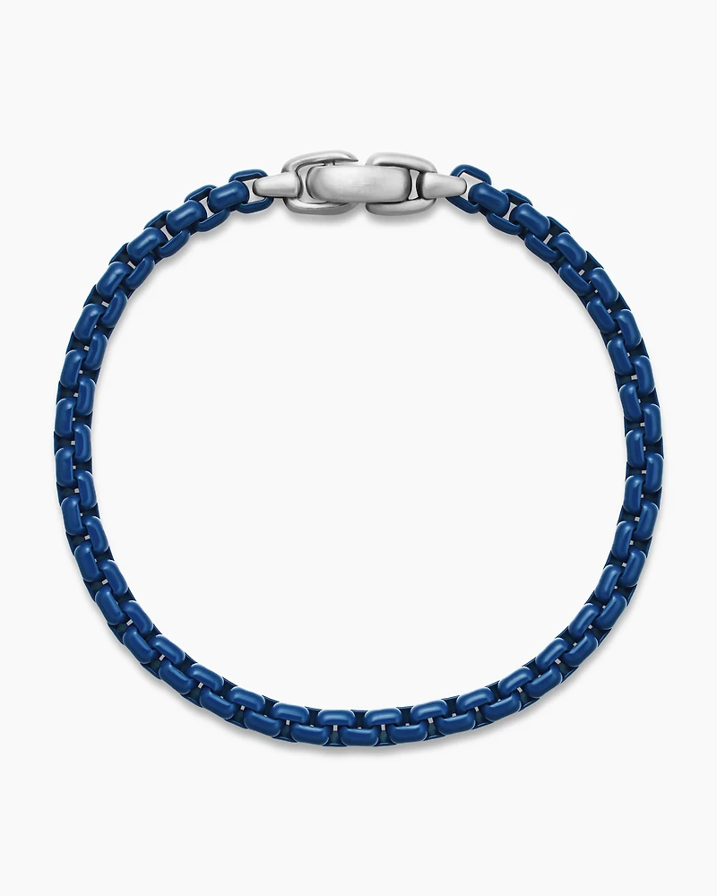 Box Chain Bracelet with Stainless Steel, 5mm