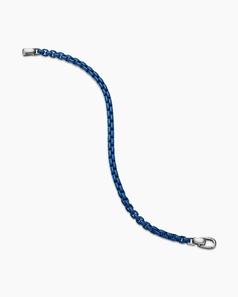 Box Chain Bracelet with Stainless Steel, 5mm