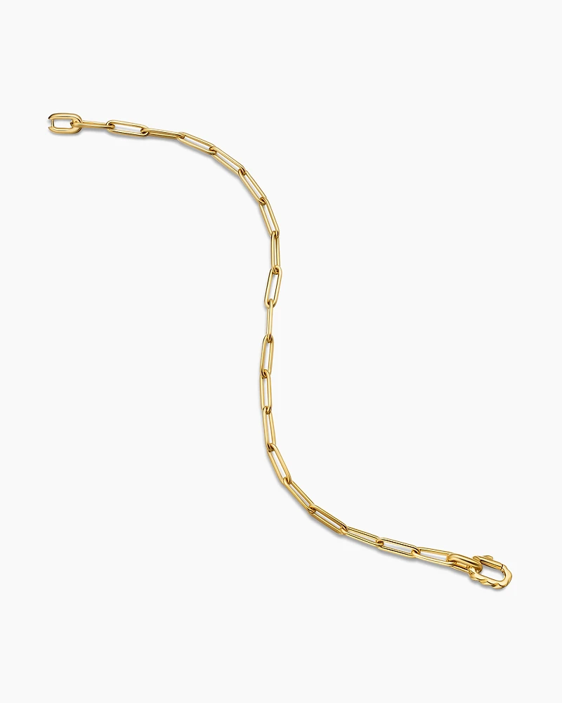 DY Madison® Link Bracelet 18K Yellow Gold, 3.5mm