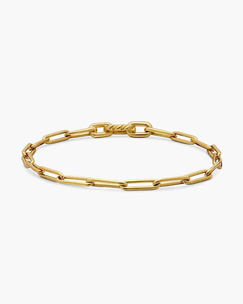 DY Madison® Link Bracelet 18K Yellow Gold, 3.5mm