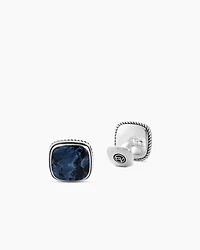 Streamline® Inlay Cufflinks in Sterling Silver with Pietersite, 18mm