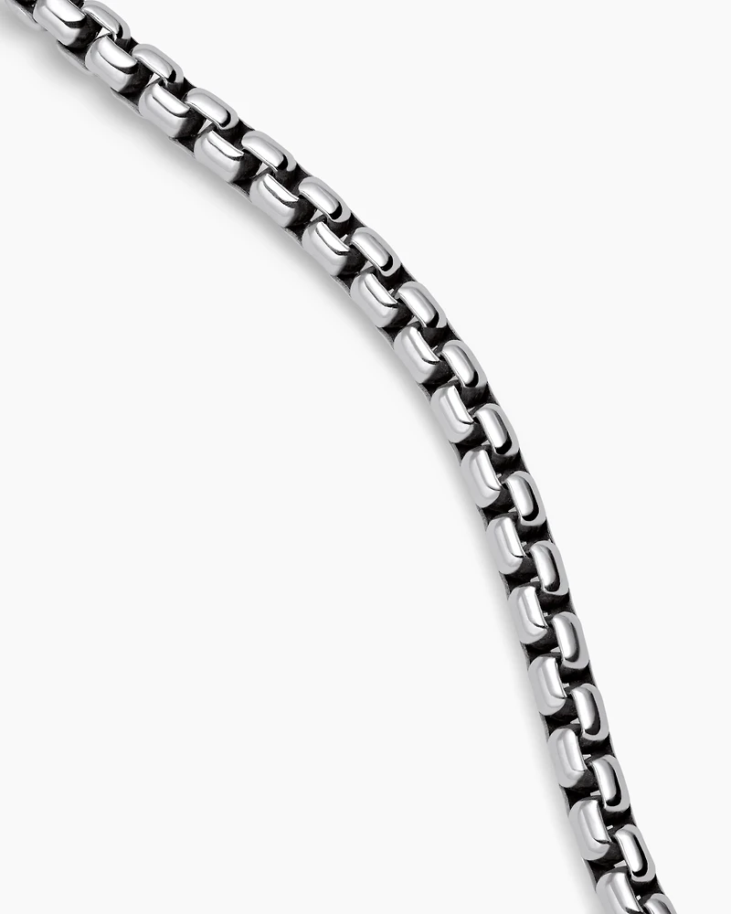 Box Chain Necklace Sterling Silver