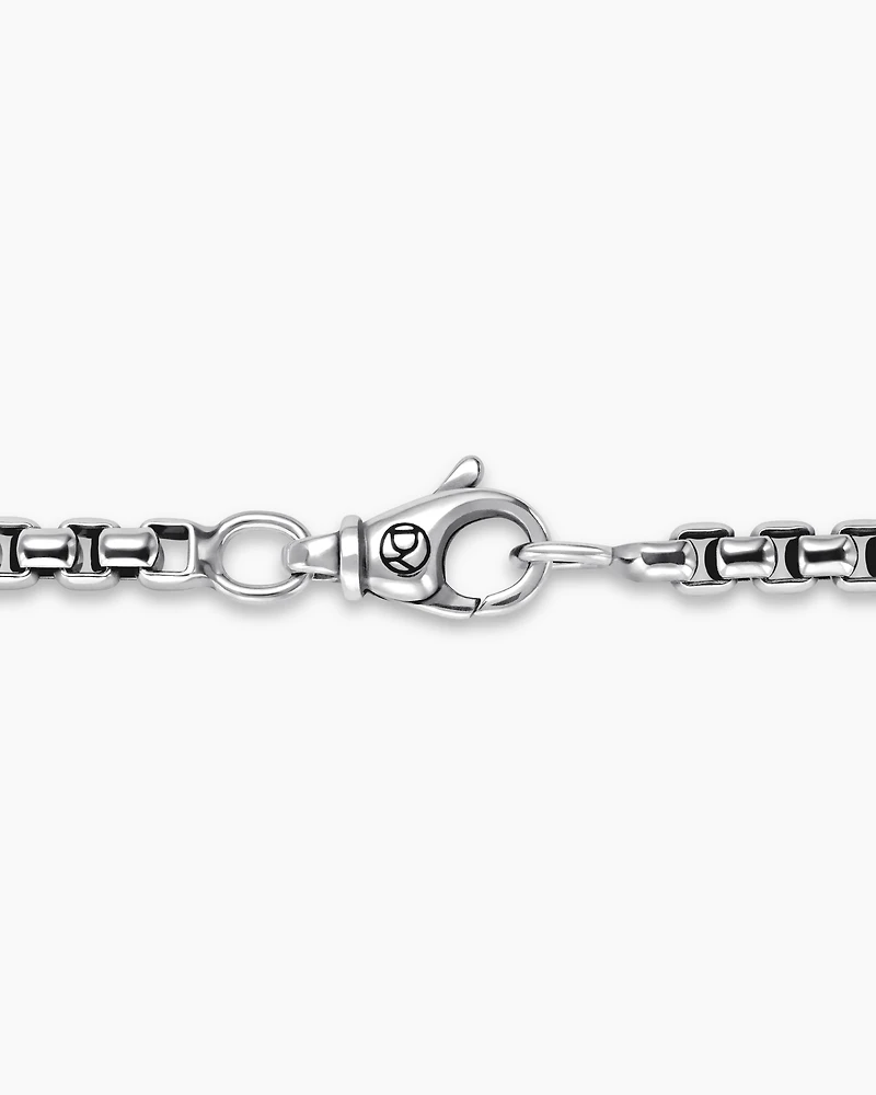 Box Chain Necklace Sterling Silver