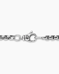Box Chain Necklace Sterling Silver