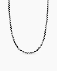 Box Chain Necklace Sterling Silver