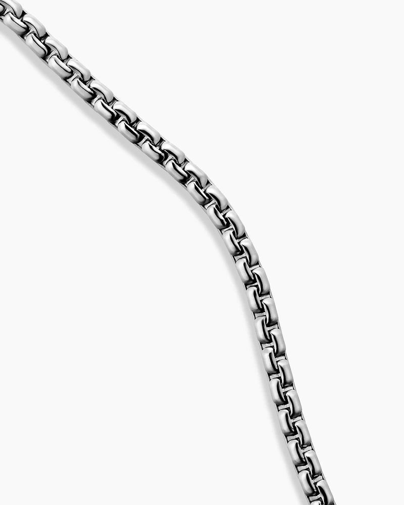 Box Chain Necklace Platinum
