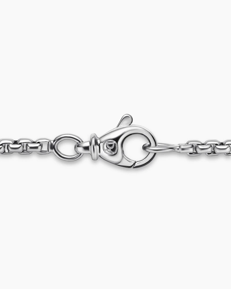Box Chain Necklace Platinum