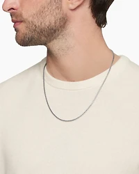Box Chain Necklace Platinum