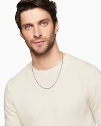 Box Chain Necklace Platinum
