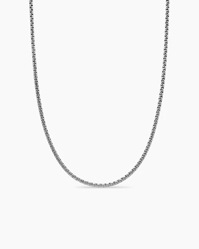 Box Chain Necklace Platinum
