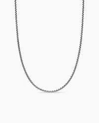 Box Chain Necklace Platinum