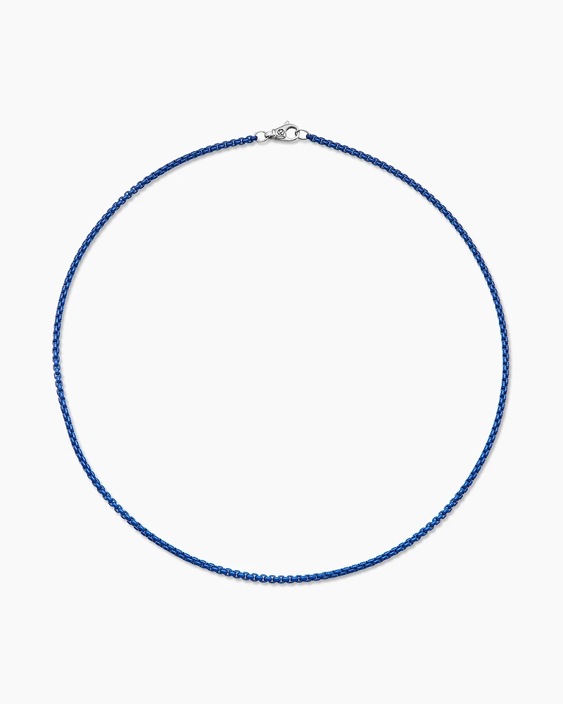 Box Chain Necklace with Stainless Steel