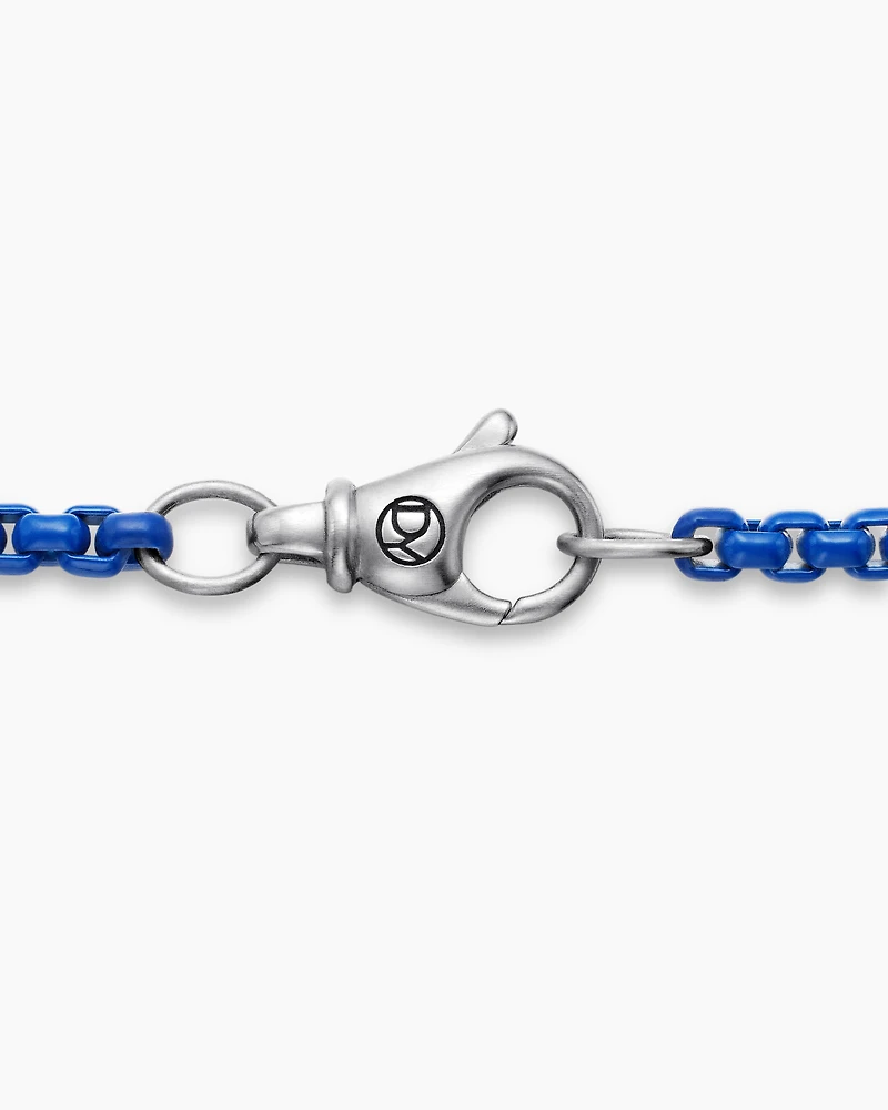 Box Chain Necklace with Stainless Steel