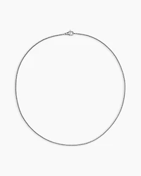 Box Chain Necklace in 18K White Gold, 1.7mm
