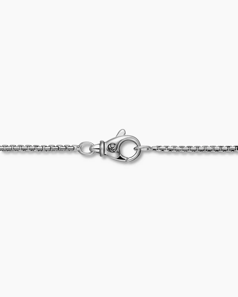 Box Chain Necklace in 18K White Gold, 1.7mm