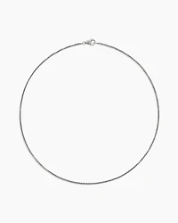 Box Chain Necklace Sterling Silver
