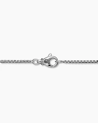 Box Chain Necklace Sterling Silver