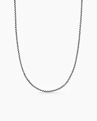 Box Chain Necklace Sterling Silver