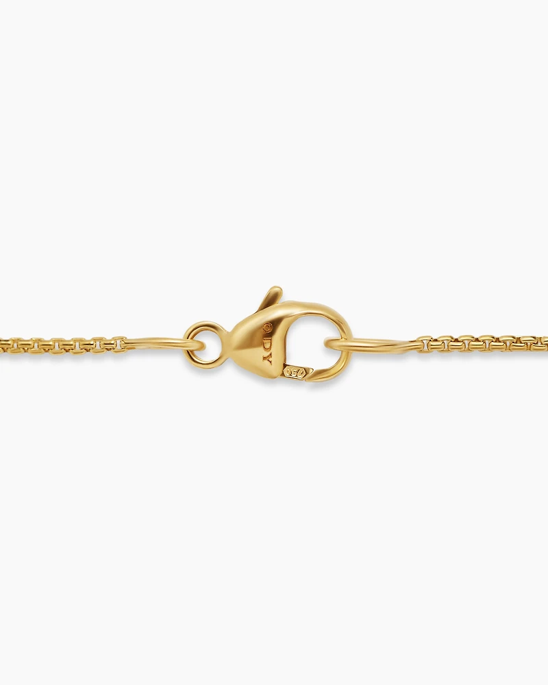 Box Chain Necklace 18K Yellow Gold