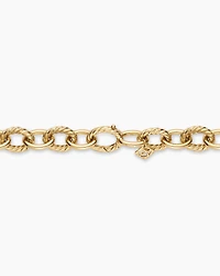 Oval Link Chain Necklace in 18K Yellow Gold, 16mm