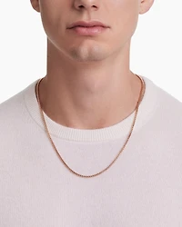 Box Chain Necklace 18K Rose Gold