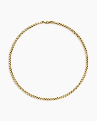 Box Chain Necklace in 18K Yellow Gold, 5mm
