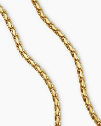 Fluted Chain Necklace 18K Yellow Gold