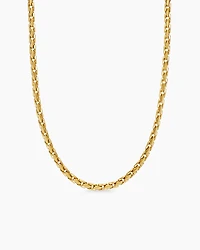 Fluted Chain Necklace 18K Yellow Gold