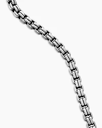 Double Box Chain Necklace Sterling Silver, 2.6mm