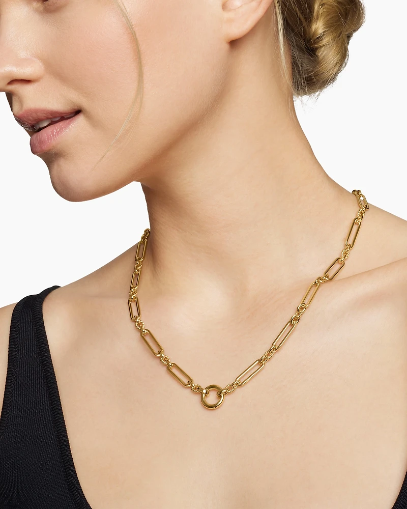 Lexington Chain Necklace 18K Yellow Gold