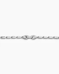 Faceted Link Necklace Sterling Silver, 3mm