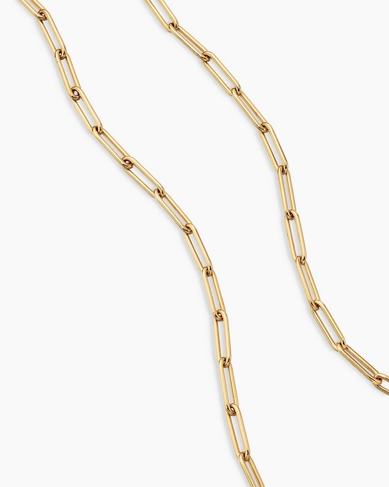 Streamline® Chain Necklace 18K Yellow Gold, 3.5mm