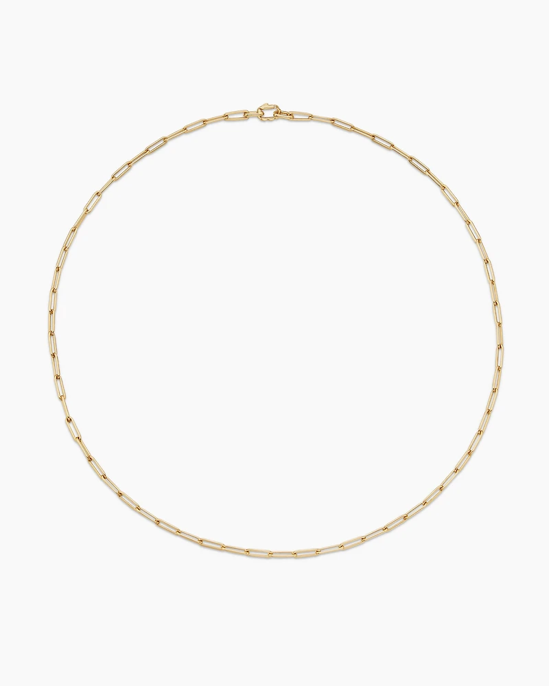 Streamline® Chain Necklace 18K Yellow Gold, 3.5mm