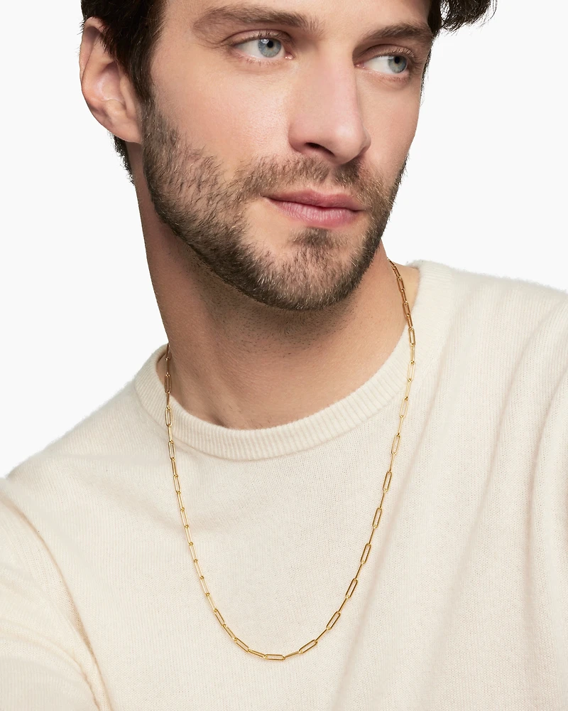 Streamline® Chain Necklace 18K Yellow Gold, 3.5mm
