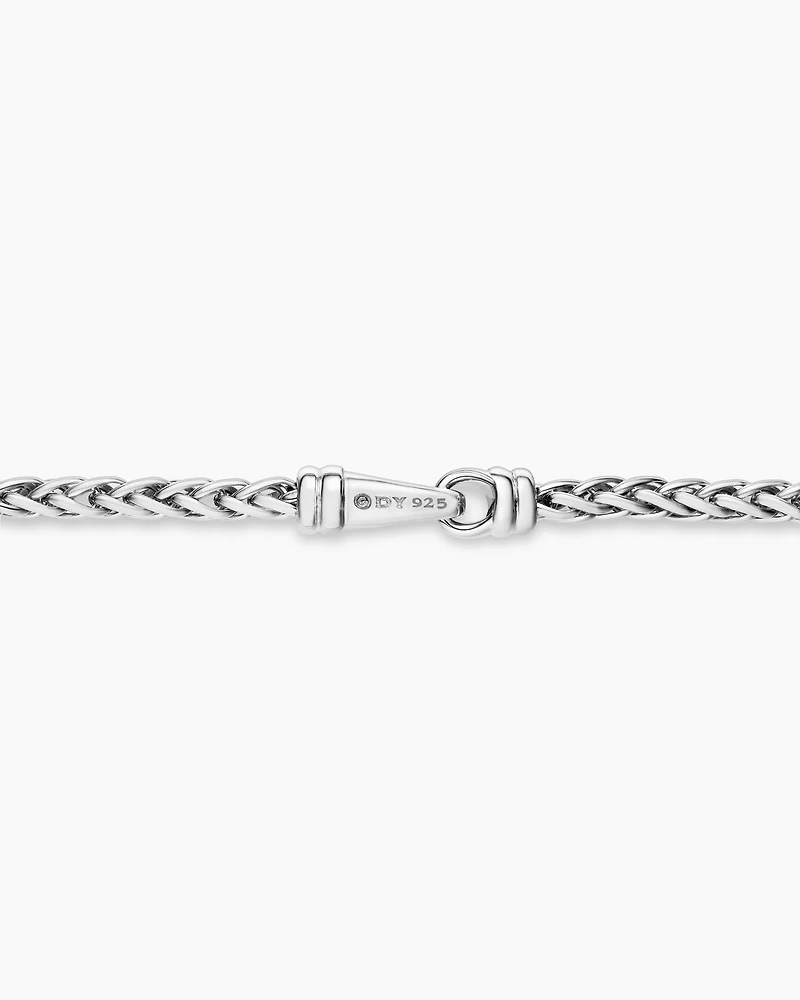 Wheat Chain Necklace Sterling Silver