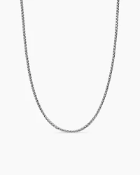 Wheat Chain Necklace Sterling Silver