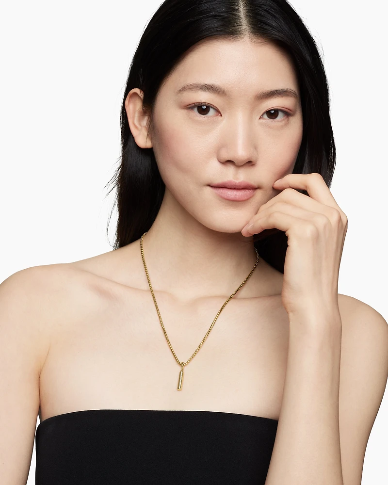 Barrel Amulet in 18K Yellow Gold with Diamonds, 27mm