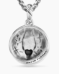 Capricorn Amulet in 18K Yellow Gold with Diamonds, 28.7mm
