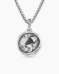 Taurus Amulet in 18K Yellow Gold with Diamonds, 28.7mm