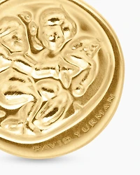 Gemini Amulet in 18K Yellow Gold with Diamonds, 28.7mm