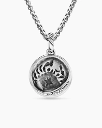 Cancer Amulet in 18K Yellow Gold with Diamonds, 28.7mm